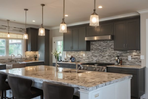 Beautiful completed kitchen renovation by Larsco Enterprises showcasing professional installation work